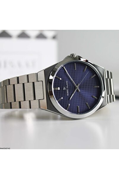 Store Tissot Prx Model Silver Inside Navy Blue Steel Men's Watch with Box and Warranty