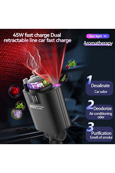 Generic 5-in-1 Aromatherapy Car Charger