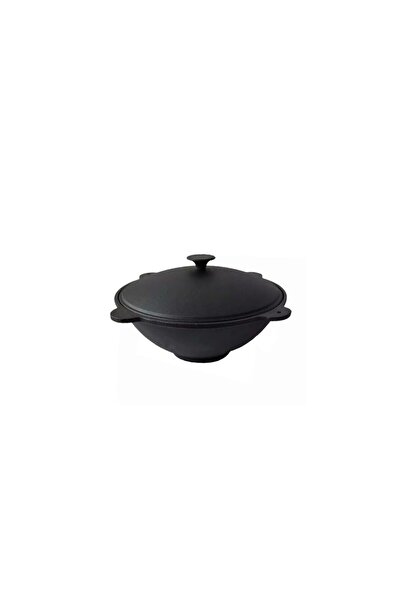 Perfect Home Cast iron wok pot, with lid, 51.5×26 cm,