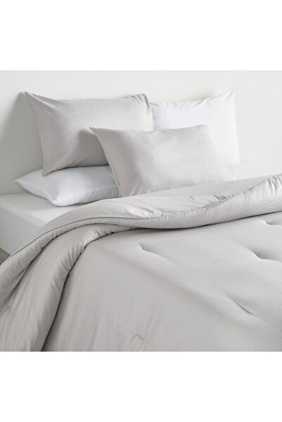 Generic Aspen Cotton Bamboo Sateen Jacquard 300 Thread Count 3-Piece Super King Comforter Set - 250x260 cm