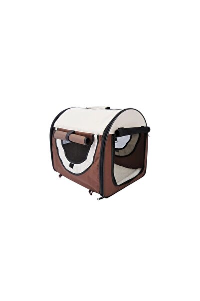 Mercaton Geantă de transport pentru transportul câinilor/pisicilor, maro și b...