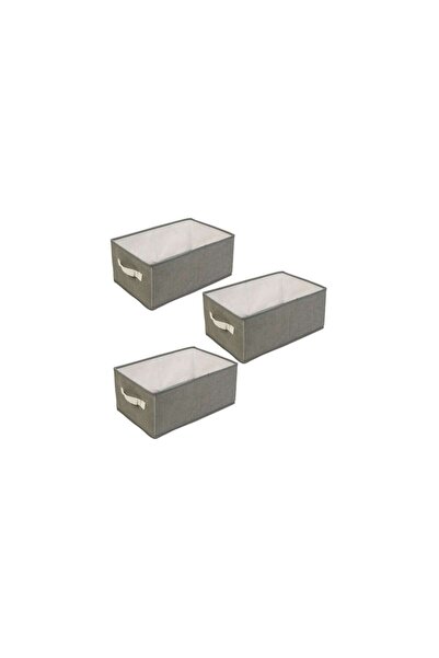 Mercaton Set 3 Pliable Storage Box with Rigid Side Walls