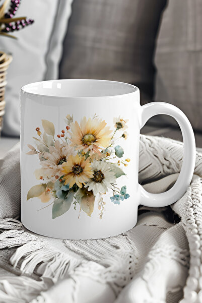 giftkonsept Sunflowers Autumn Theme No:5 Printed Gift Mug Cup
