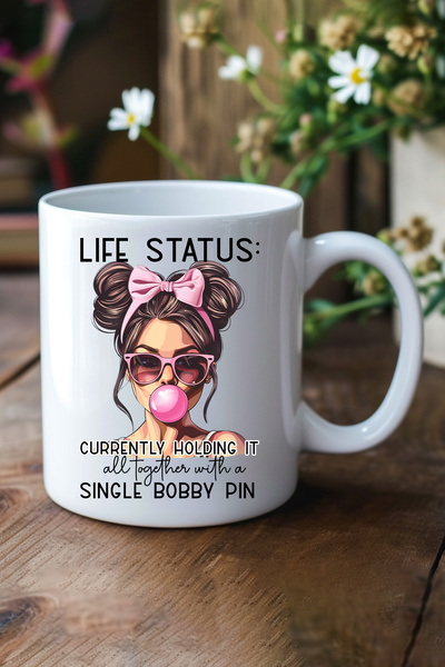 giftkonsept Life Status Printed Gift Mug