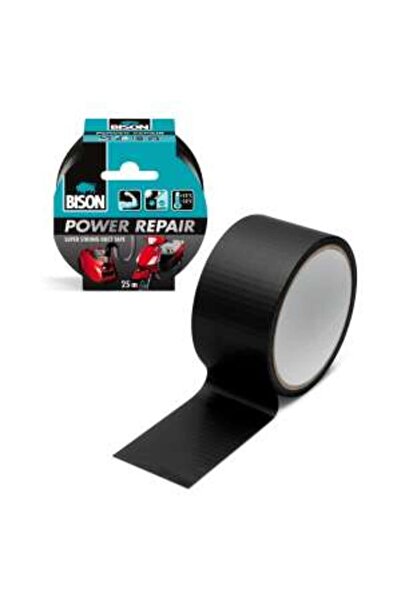 Bison Banda adeziva intarita cu material Power Repair neagra 10 m