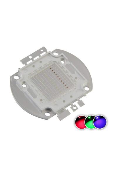 VTM Bec LED Proiector RGB 30W, dimensiuni 42x42mm pentru iluminare colorată