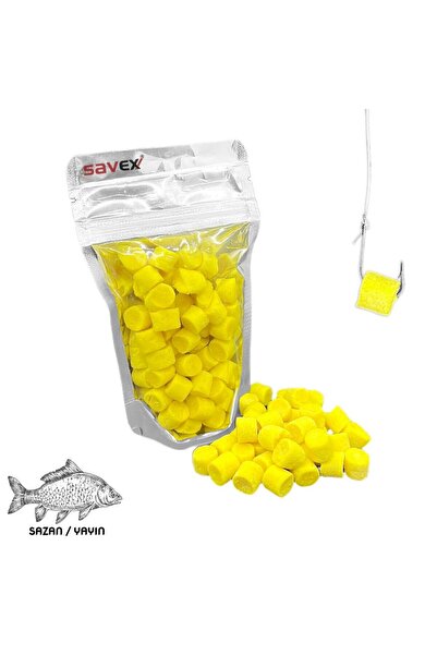 SAVEX Kesme Sazan / Yayın Hamuru - İğne Yemi - Sarı-Mısır 80 Gr