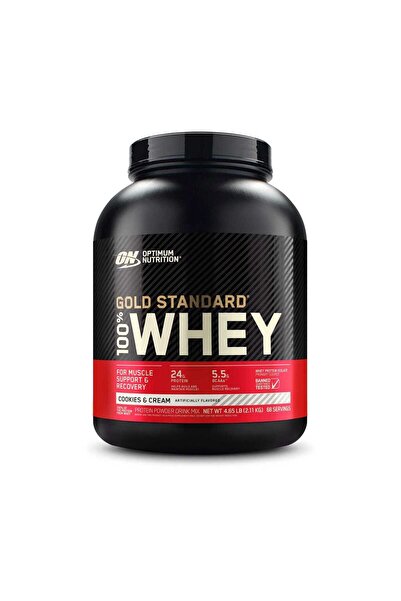 Optimum Nutrition أوبتيموموم نيوترشن 100٪ مصل اللبن 100٪ جولد ستاندرد - كوكيز...