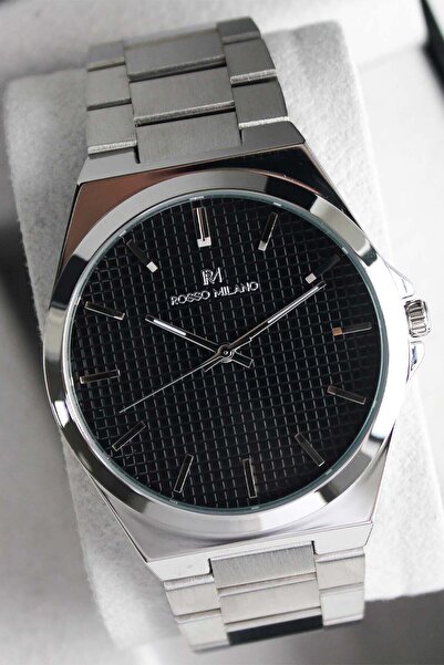 Store Tissot Prx Model Silver Inside Black Steel Men's Watch with Box and Warranty