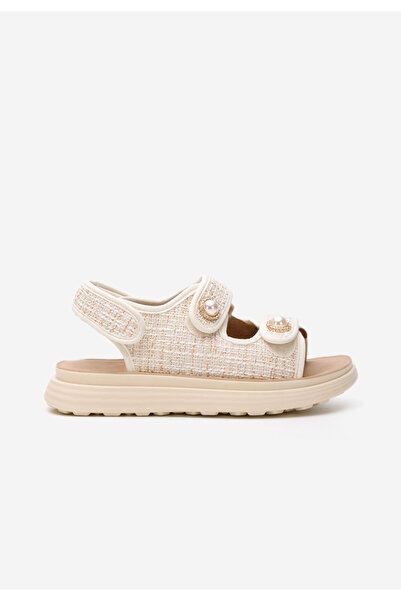 B T Shoes Béžové dámské letní sandály Mellanya