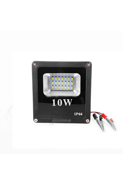 VTM Proiector Slim cu LED-uri SMD 12V/10W pentru iluminat exterior