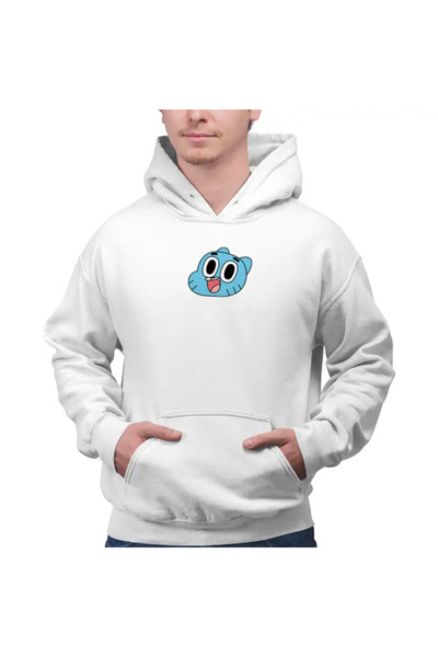 OEM Ανδρικό Φούτερ με Κουκούλα Gumball Cool Σχέδια