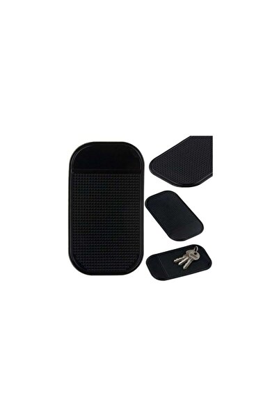 OEM Universal Non-Slip Silicone Pad for Keys or Phone, Black, 13 x 7 cm