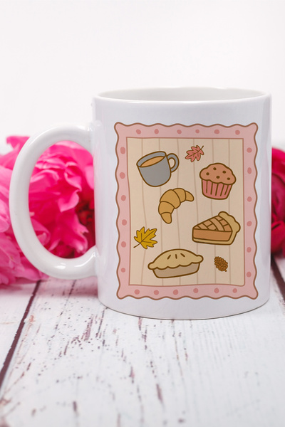 giftkonsept Autumn Themed Sweets Printed Gift Mug
