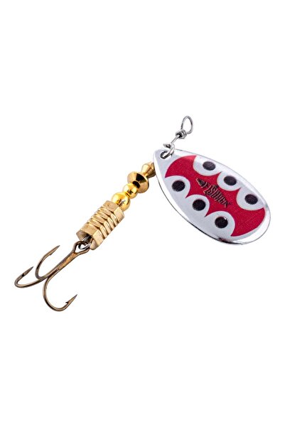 Fishack Döner Kaşık - GlideX - Silver Ladybug - 7g - No:3 - Alabalık/Turna/Levrek Olta Kaşığı