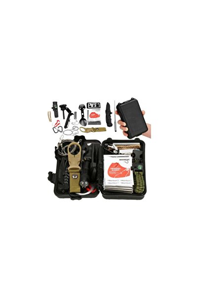 Springos Kit turistic, supravietuire, multifunctional, cu trusa, set 21 piese...