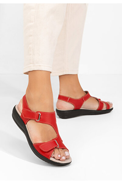 B T Shoes Sandale dama Ricarda rosii