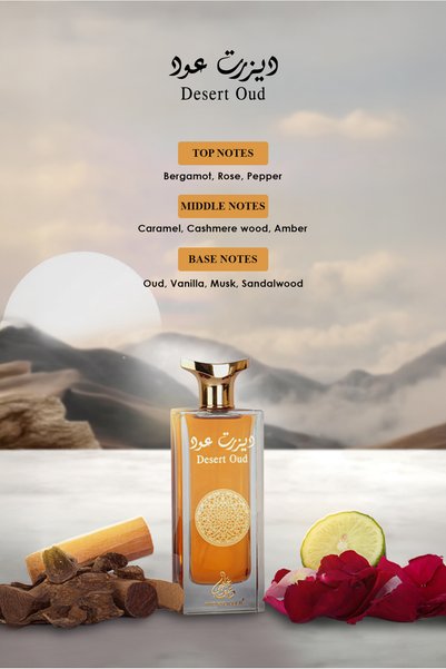 Oud Khaleeji Desert Oud Eau De Parfum 100ML – Unisex Oud Perfume for Men & Women