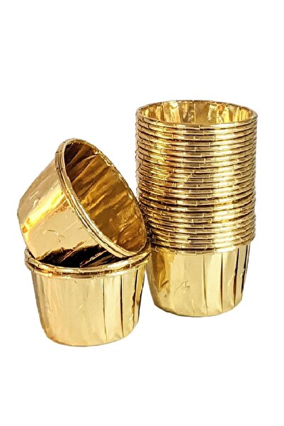 kidspartim Muffin Cake Capsule Gold 25 Pieces
