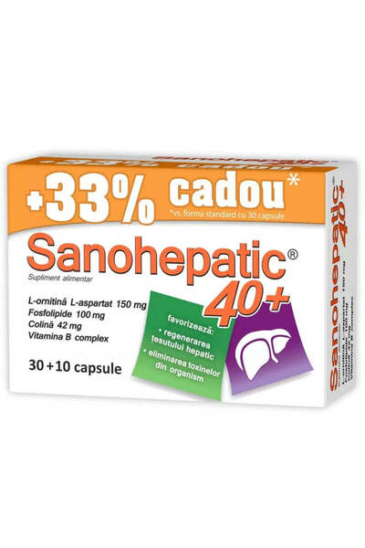 Other Sanohepatic 40+, 30 Capsule + 10 Capsule, Zdrovit