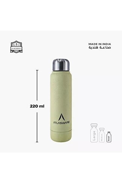 Generic Atlasware Stainless Steel Water Bottle - 220 ml