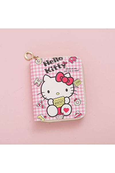 BABUN Sanrio Character Leather Zippered Hello Kitty Girls' Teenager Coin Wallet Children's Wallet