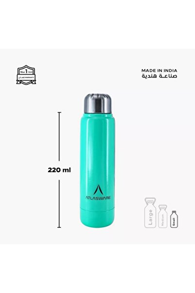 Generic Atlasware Stainless Steel Water Bottle - 220 ml