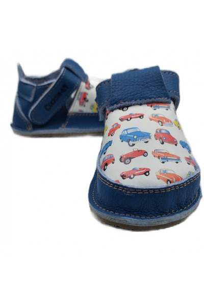 Cuddle Shoes Vivid Cars blue