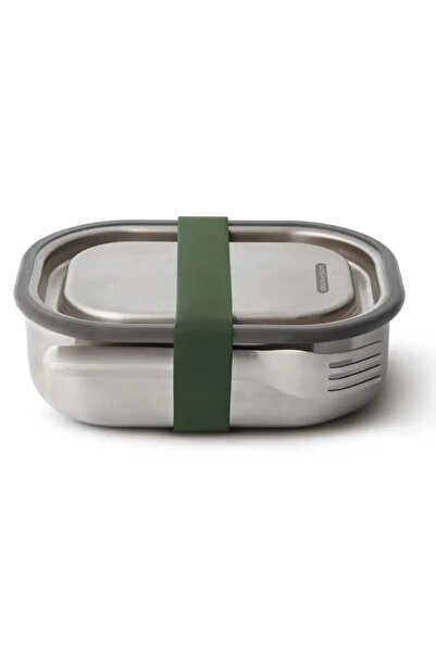 ACE صندوق غداء من الفولاذ المقاوم للصدأ من بلاك + بلوم (600 مل، زيتوني)