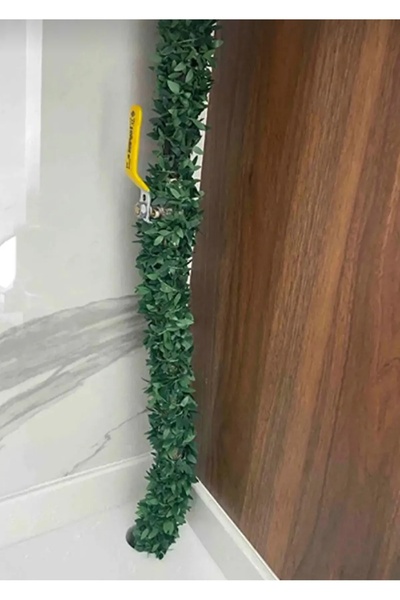 Acarlar Ticaret 7.5 Metre Tel Yaprak Doğalgaz Borusu Süsü Şerit Yapay Taç Sarmaşık Çiçek SüS