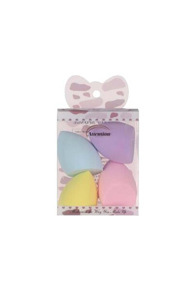 Attention Care Attention Care 4-Piece Makeup Sponge Set