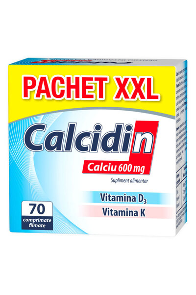 Other Calcidin Calciu 600mg, 70 Comprimate, Zdrovit