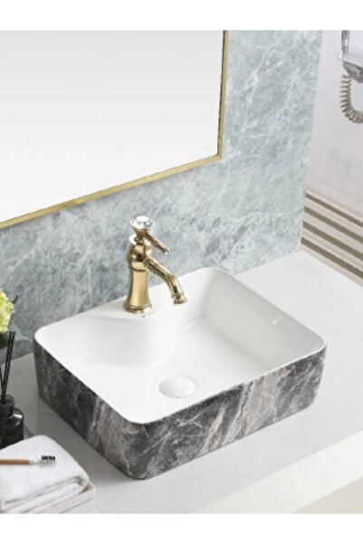 yediyapı Tezgah Üstü Seramik Çanak Lavabo Banyo Lavabosu