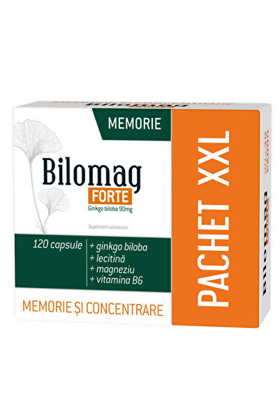 Other Bilomag Forte Memorie 90mg, 120 Capsule Pachet XXL, Zdrovit