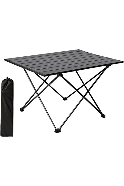 Cady One Portable Outdoor Picnic Table with Aluminum Alloy Top, Foldable with Storage Bag 40.5*56*40 cm