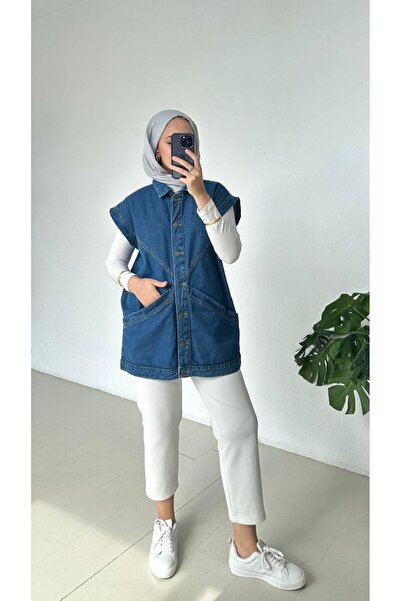 VARELA KADIN GENİŞ KALIP DENIM CEKET