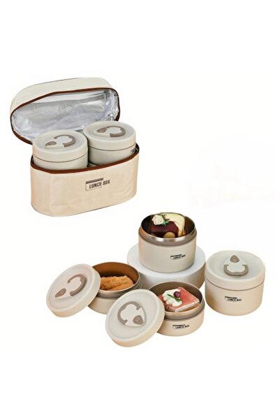 OEM Σετ θερμός από ανοξείδωτο ατσάλι 304 (4 τεμάχια, 2080 ml) με θερμομονωτικ...