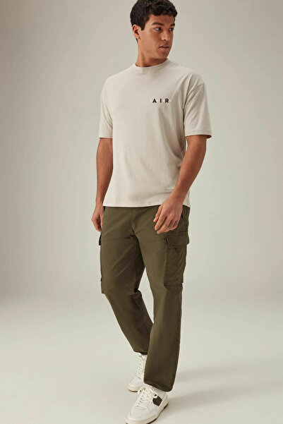 Süperlife Süperlife Men's Crew Neck Slim Fit Printed T-Shirt Spr21Y23