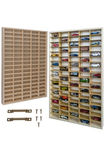 KESNUP Cutie de depozitare auto cu 90 de compartimente bej