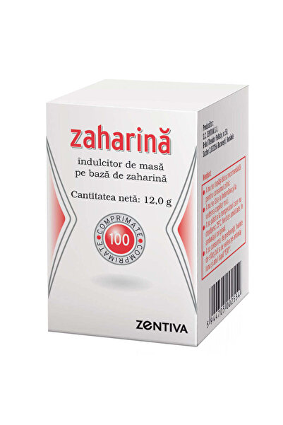 Zentiva Zaharina 19mg, 100 Comprimate,