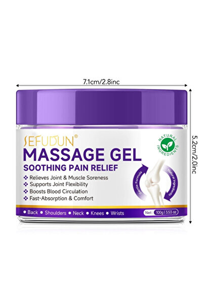 OEM Cremă de masaj pentru articulații și mușchi | Gel calmant, și revitalizant | SEFUDUN