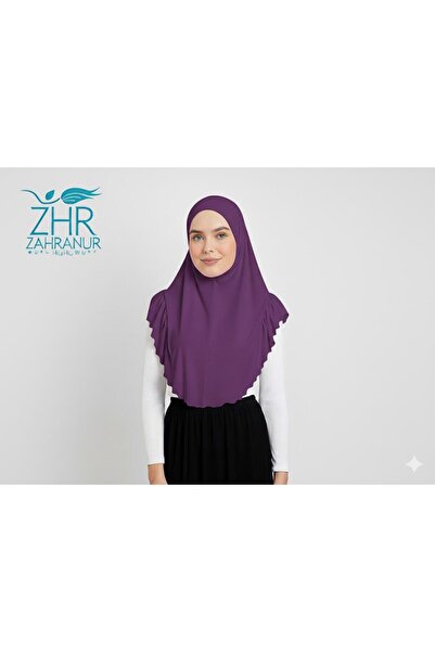 ZAHRANUR HİJAB Şal practic plisat cu benzi - Eşarfă - Hijab - Hijab pentru ru...