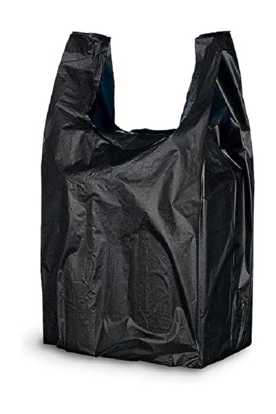 ayliz plast&ambalaj 1 Kg Siyah Atlet Poşet – Dayanıklı Market, Manav ve Restoran Poşeti Ortaboy (27x42 cm)