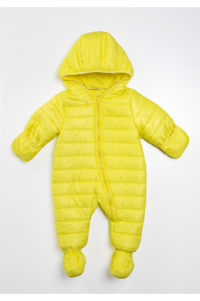 ZERA KIDS Yeni Sezon Kapüşonlu Kışlık Unisex Bebek Kozmonot-Astronot Tulum Mont