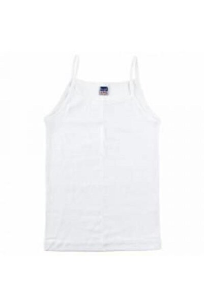 Zulu Ticaret 6-Piece 2520 Girls' Rope Strap Undershirt White 2-3 Years