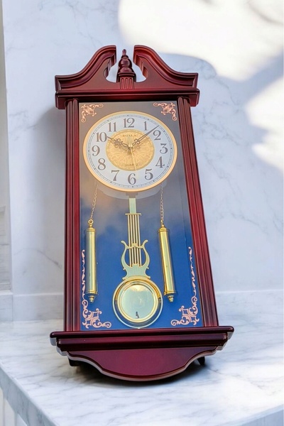 OEM Rustic wall clock with pendulum 66 cm