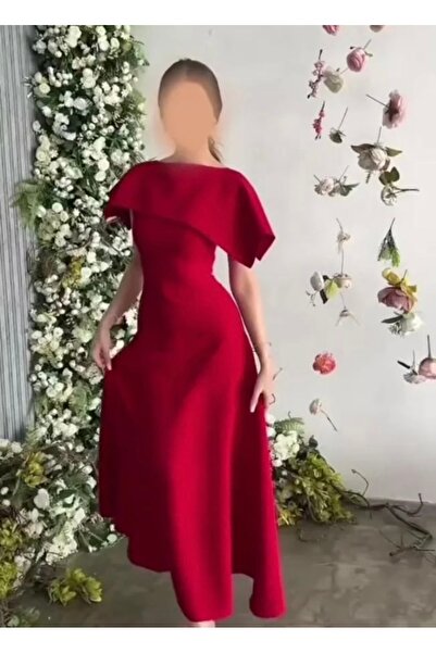 lANCERA red evening dress