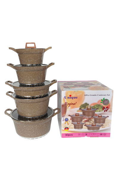 Unique RockSolid Cookware Set 10 pcs Limited-Time Offer: Free Shipping on All Orders!