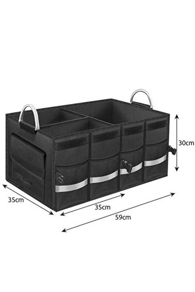 KESNUP Organizator portbagaj auto 59 x 30 x 35 cm Negru