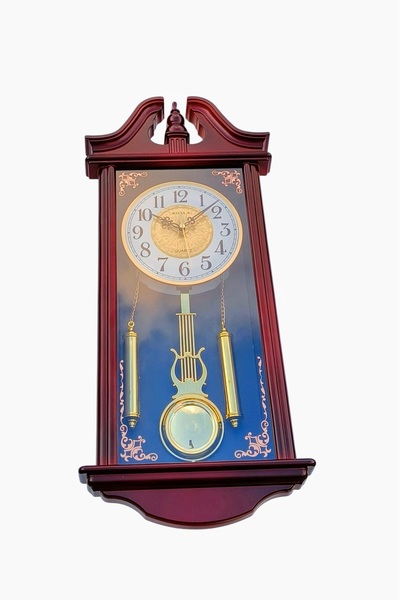 OEM Rustic wall clock with pendulum 66 cm